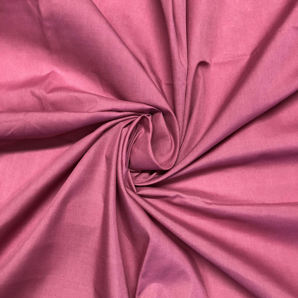 Plain Dusky Pink Poly Cotton