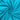 Plain turquoise poly cotton fabric with smooth texture, ideal for crafts and dressmaking.