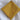 Plain yellow gold poly cotton fabric folded on white background