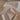 Candy Stripe 2mm White on a Beige Background 100% Cotton