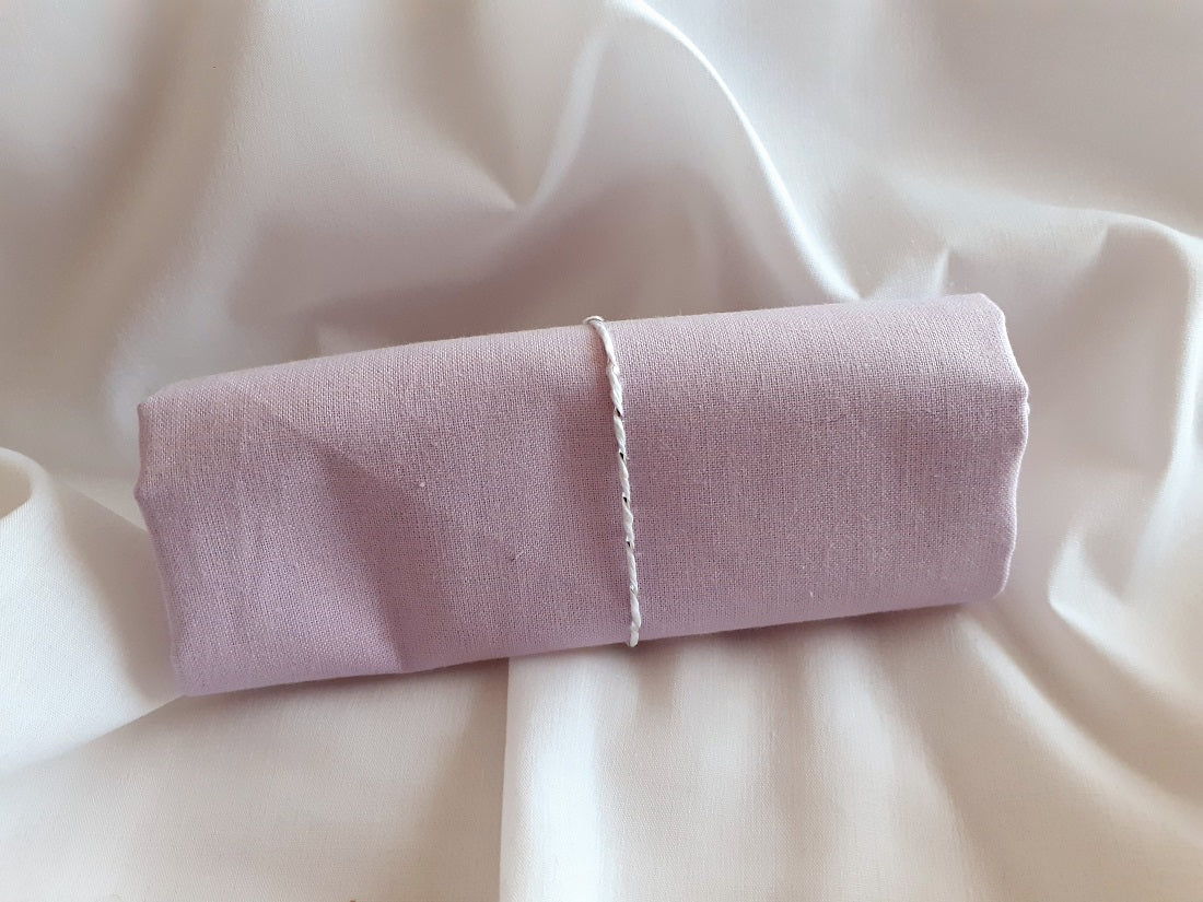 Plain Lilac 100% Cotton Fabric