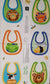 Quilting Treasures Sew & Go II Multi Animal Bibs Fabric Panel 100% Cotton