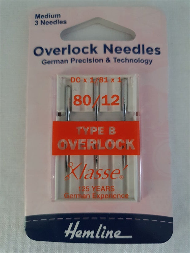 Hemline Overlocker Machine Needles Type B