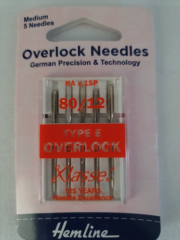 Hemline Overlocker Machine Needles Type E