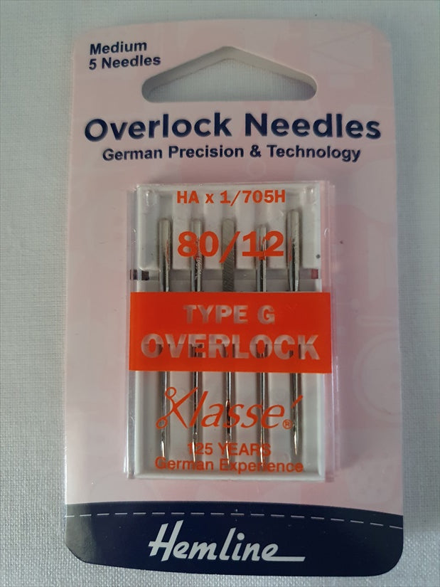 Hemline Overlocker Machine Needles Type G