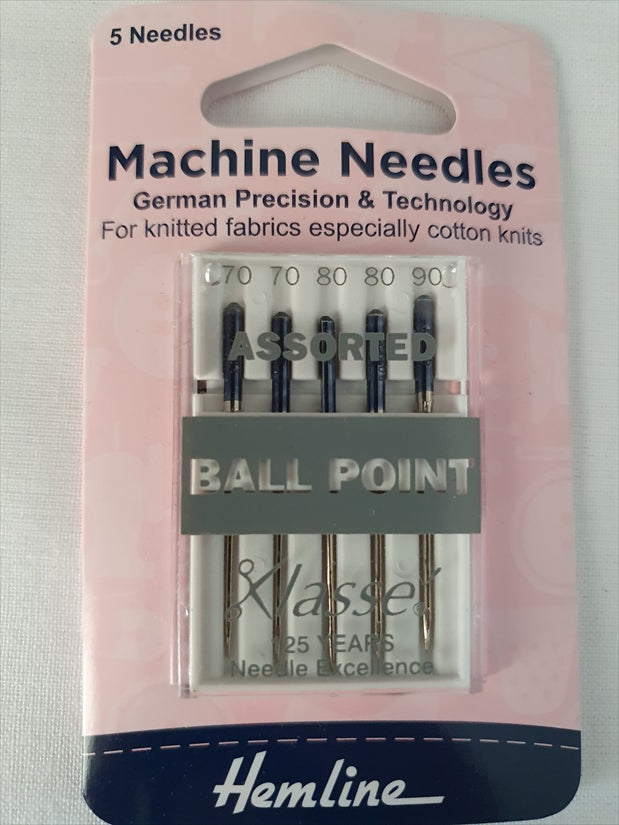Hemline Ballpoint Machine Needles