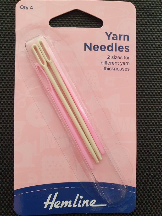 Hemline 4 Plastic Yarn Needles