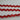 Ric Rac Trim Premium Quality Lurex Red 15mm Wide