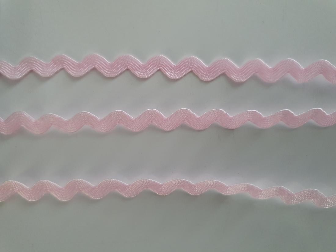 Ric Rac Trim Premium Quality Pink 5mm Wide - The Little Fabric Shop