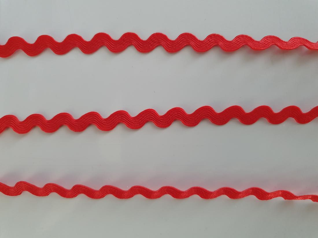 Ric Rac Trim Premium Quality Red 5mm Wide