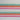 Bright Rainbow & White Stripe Webbing Cotton Acrylic Mix 38mm wide