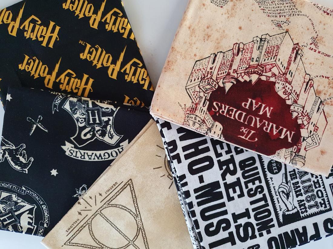 Harry Potter Classics Fat Quarter Bundle Licensed  100% Cotton