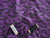 Halloween Bats Black on a Purple Background Poly Cotton