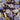 Floral Mix on a Purple Background 100% Cotton