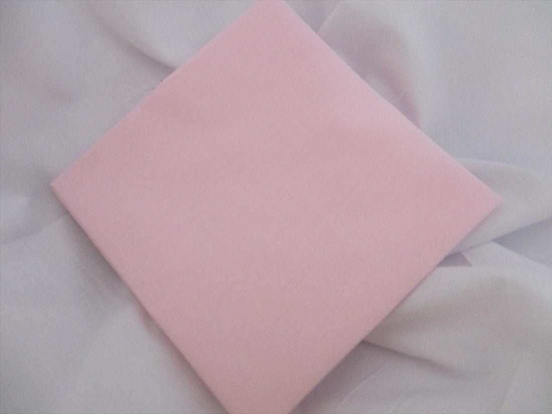 Plain Baby Pink Poly Cotton