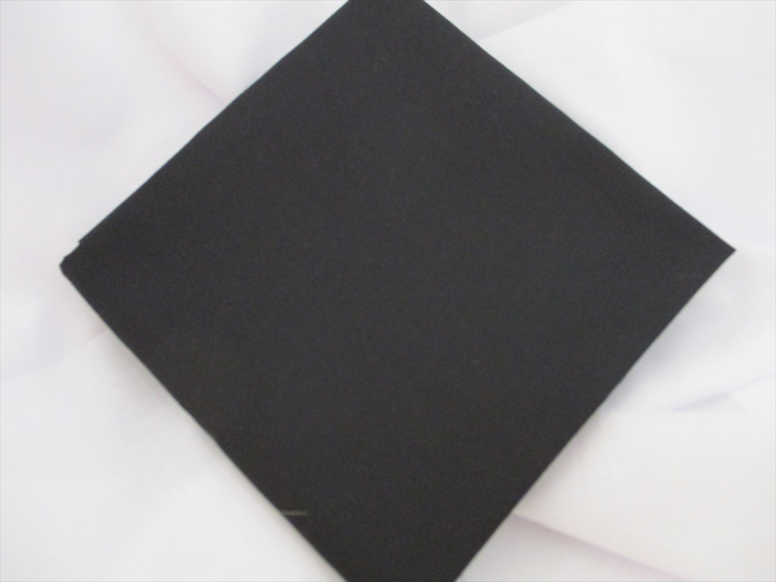 Plain Black Poly Cotton