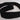 Plain Black Webbing Cotton Acrylic Mix 30mm wide