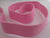 Plain Candy Pink Webbing Cotton Acrylic Mix 30mm wide