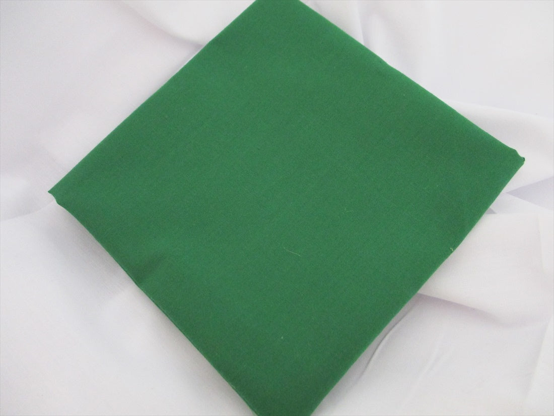 Plain Emerald Green Poly Cotton
