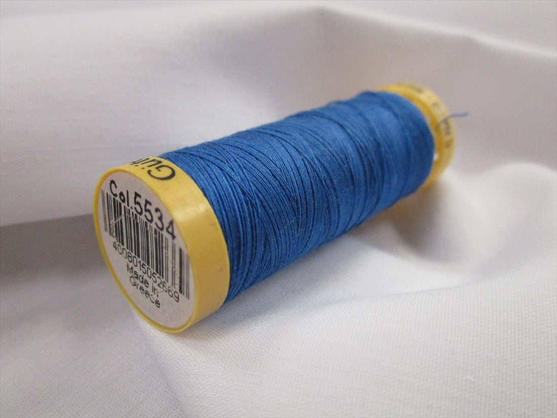 Gutermann 5534 Sapphire Natural Cotton Sewing Thread