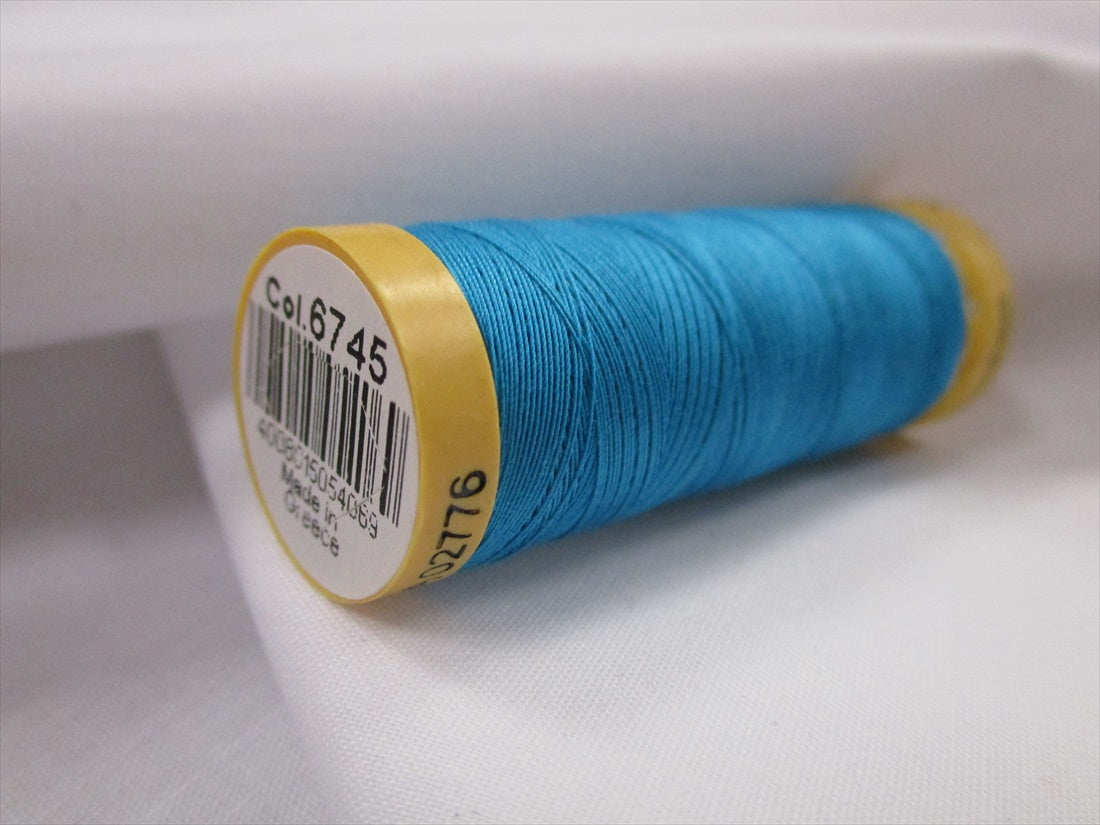 Turqoise Rinata Thread Gutermann 6745 Turquoise Natural Cotton Sewing Thread – The Little ...