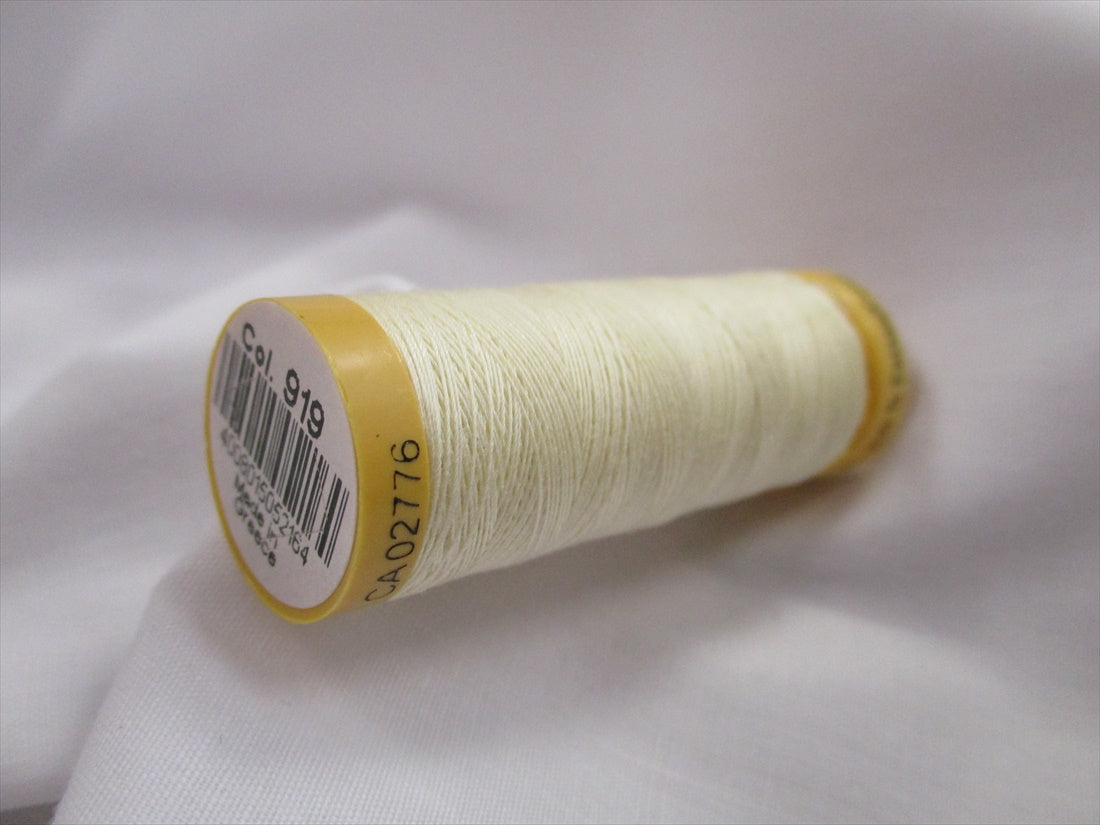 Gutermann 919 Ivory Natural Cotton Sewing Thread