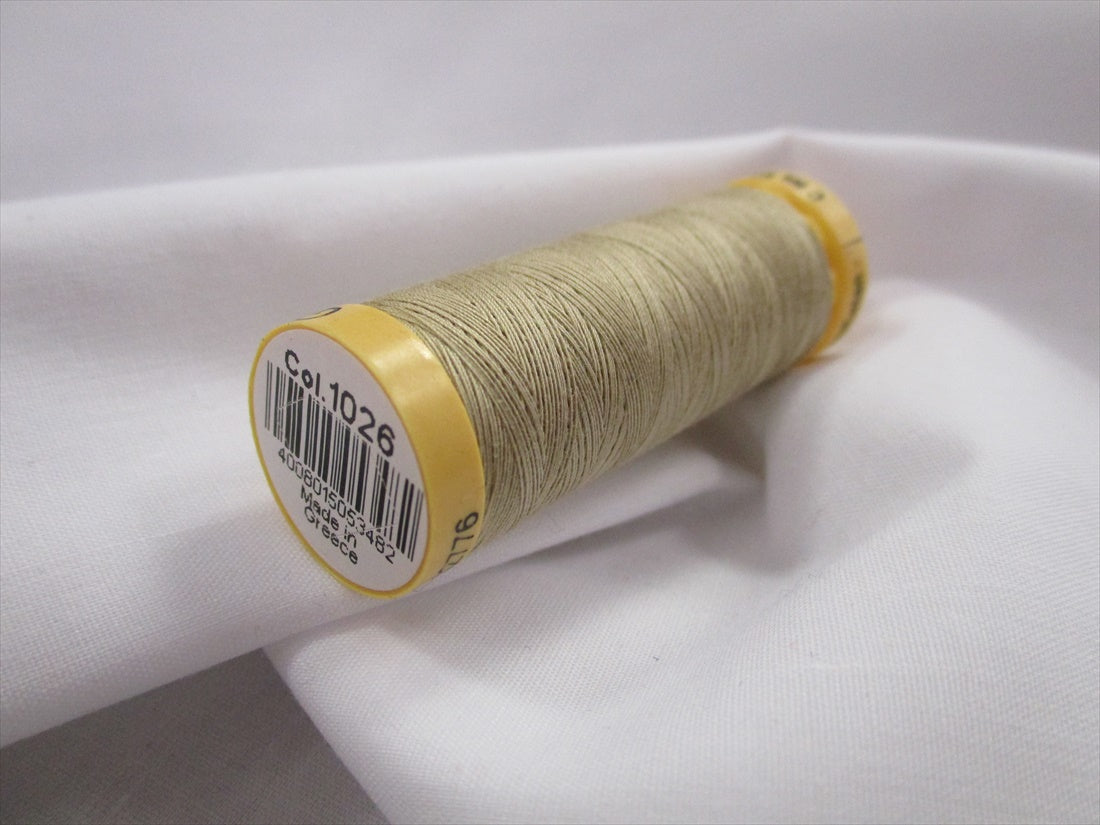Gutermann 1026 Taupe Light Natural Cotton Sewing Thread