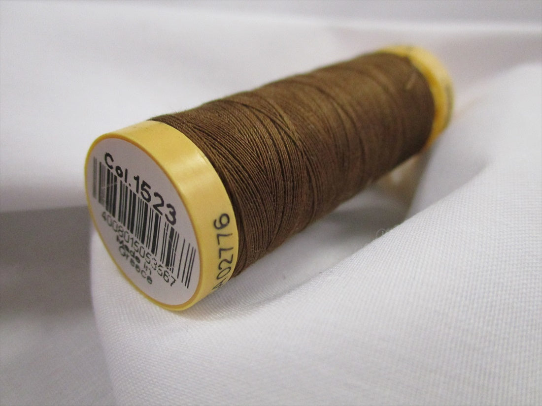 Gutermann 1523 Brown Natural Cotton Sewing Thread
