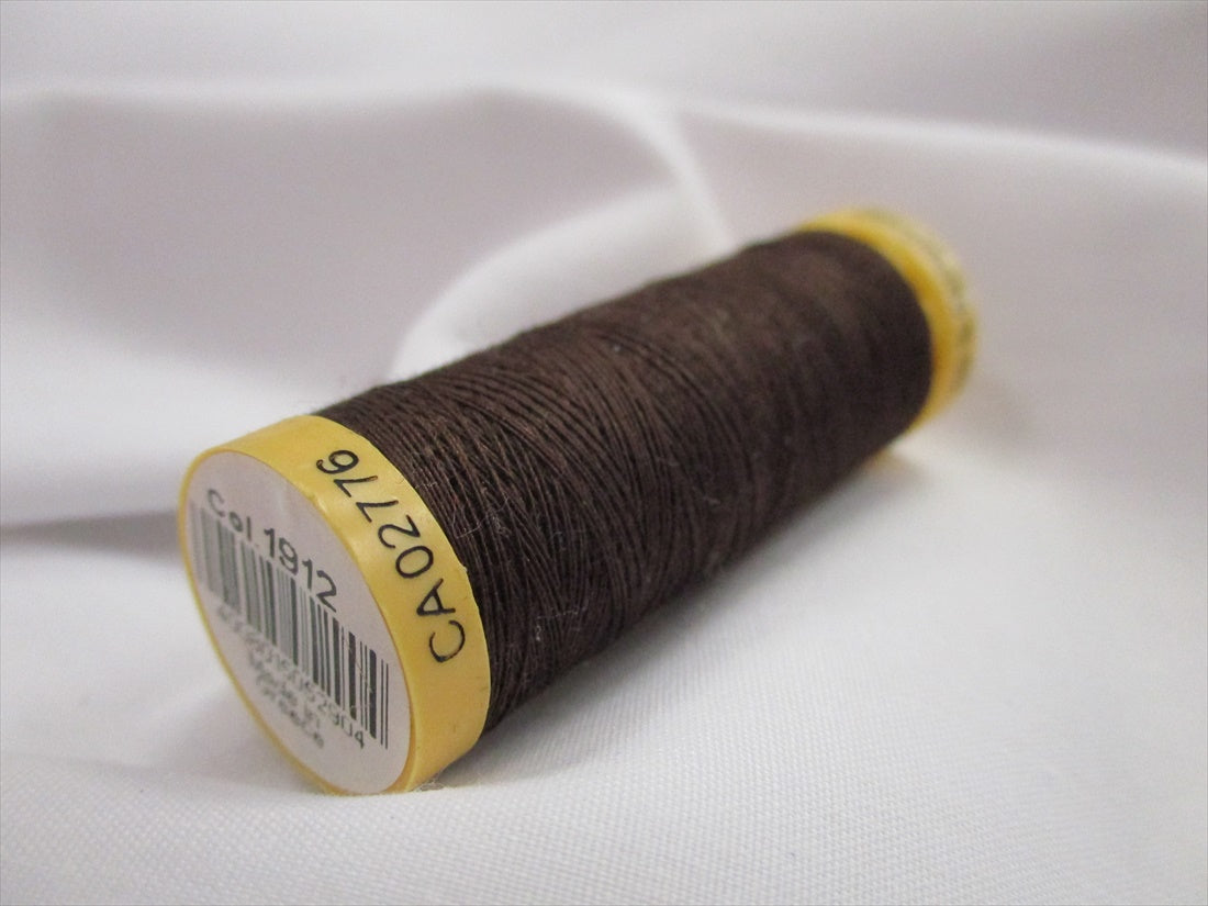 Gutermann 1912 Dark Brown Natural Cotton Sewing Thread
