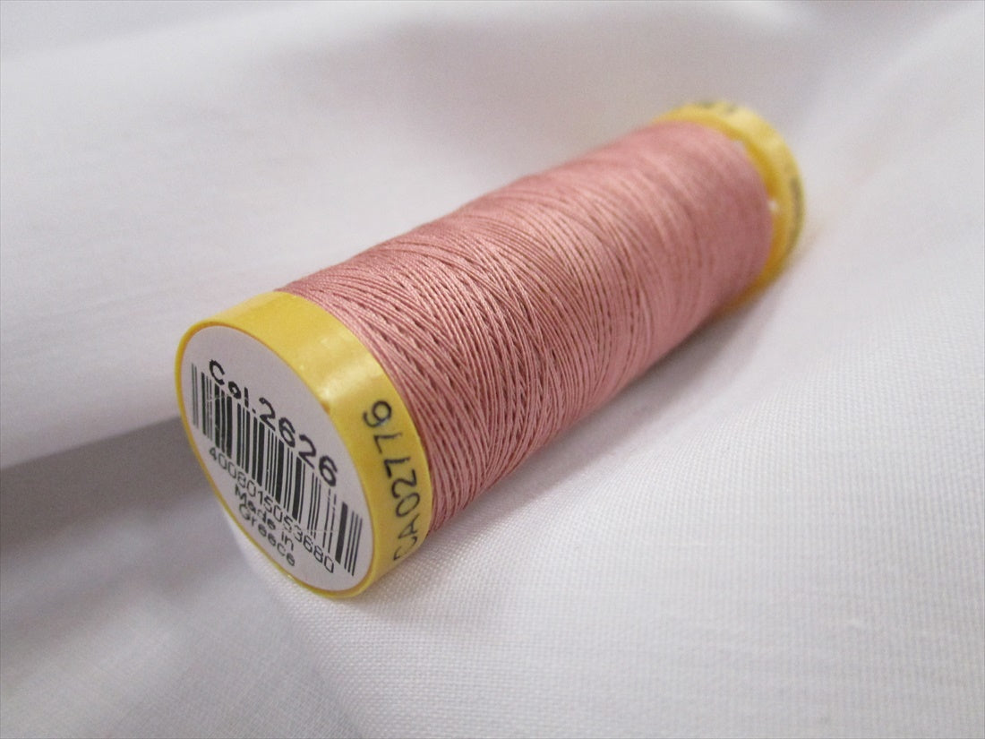 Gutermann 2626 Dusky Pink Natural Cotton Sewing Thread