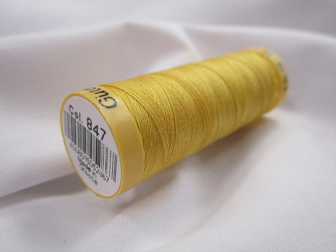 Gutermann 847 Gold Natural Cotton Sewing Thread