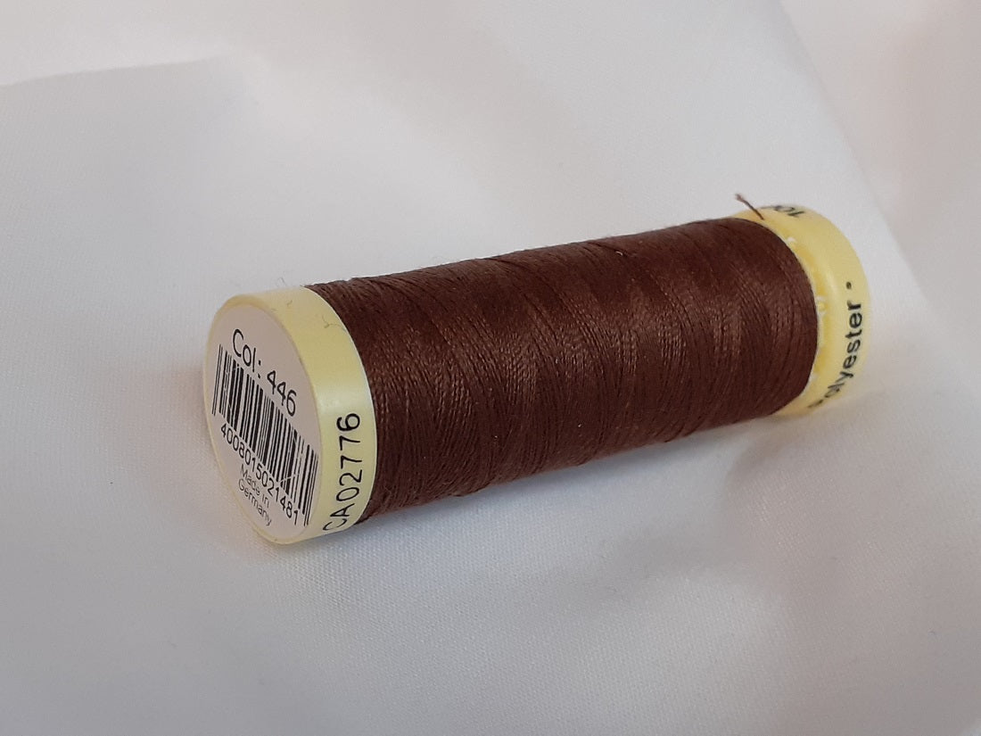 Gutermann 446 Light Brown Sew All Thread