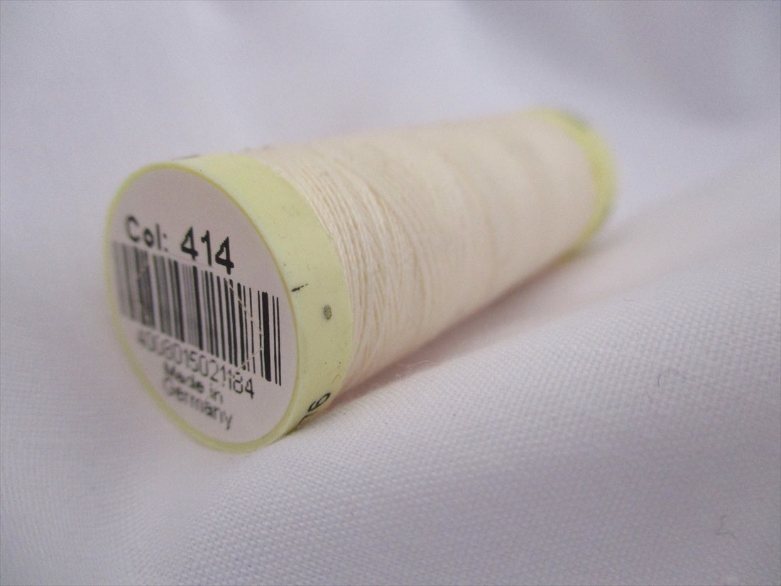 Gutermann 414 Buttermilk Sew All Thread - The Little Fabric Shop