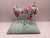 Sewing Machine Pin Cushion Teal & Pink Floral Designed by Jane O'Connell