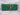 Folded plain emerald green 100% cotton fabric tied with natural twine on white background