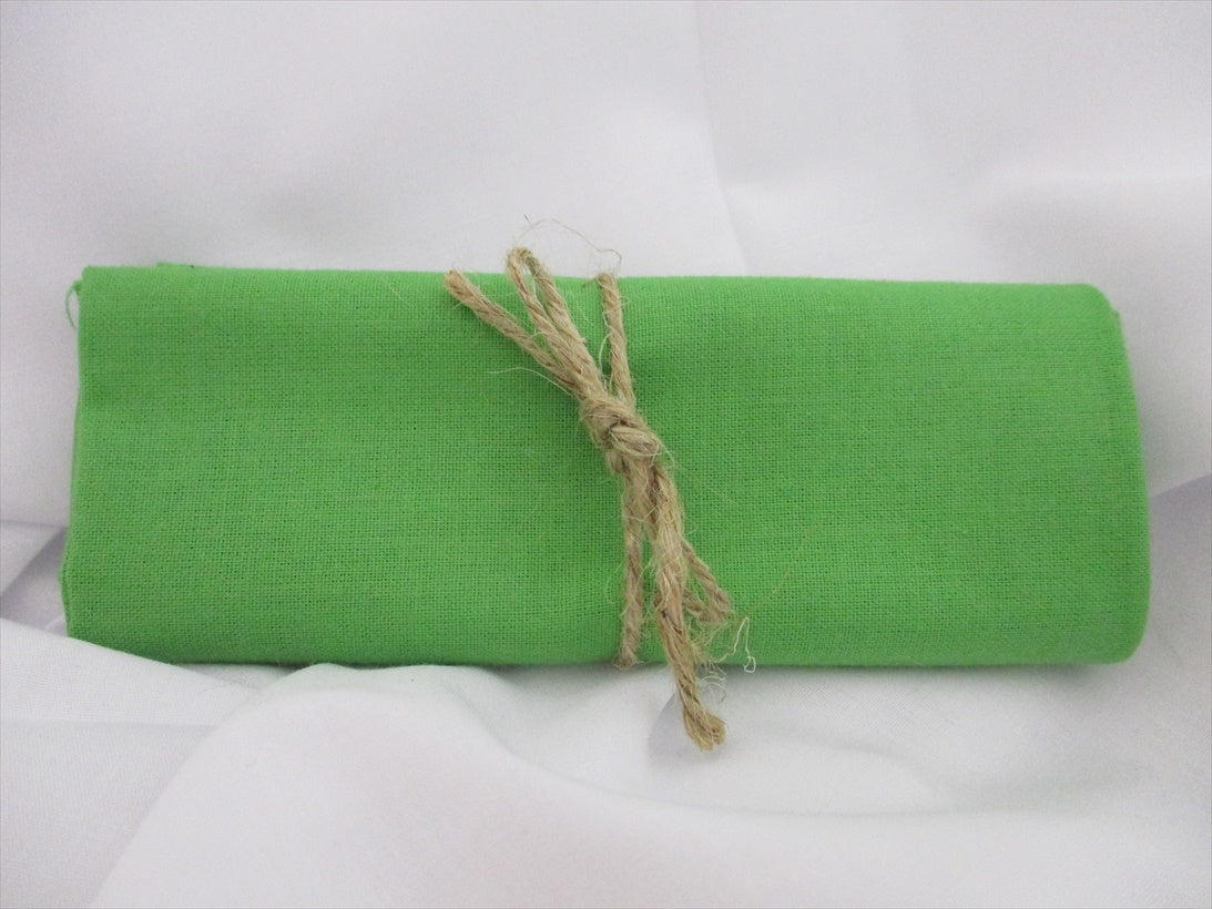 Plain Lime Green 100% Cotton Fabric