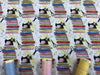 Sewing Machines, Scissors & Fabric Design on a Cream Background Digital Print 100% Cotton