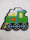 Train Sew on or Stick on Embroidered Fabric Motif 7cm x 8.5cm