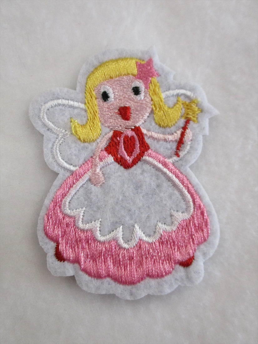 Princess Sew on or Stick on Embroidered Fabric Motif 7.5cm x 10cm
