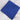 Plain royal blue poly cotton fabric folded on white background for crafts and dressmaking