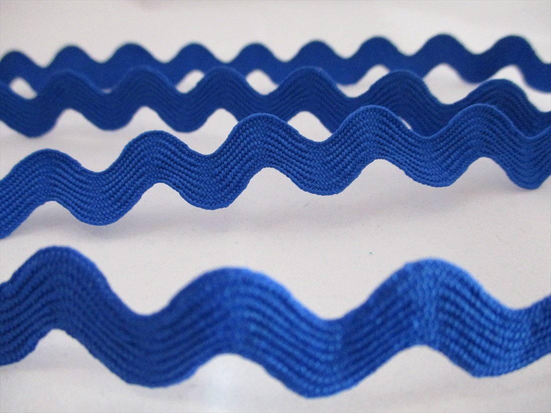 Royal Blue Ric Rac Ric Rac Trim Premium Quality Royal Blue 15mm Wide – The Little Fabric Shop