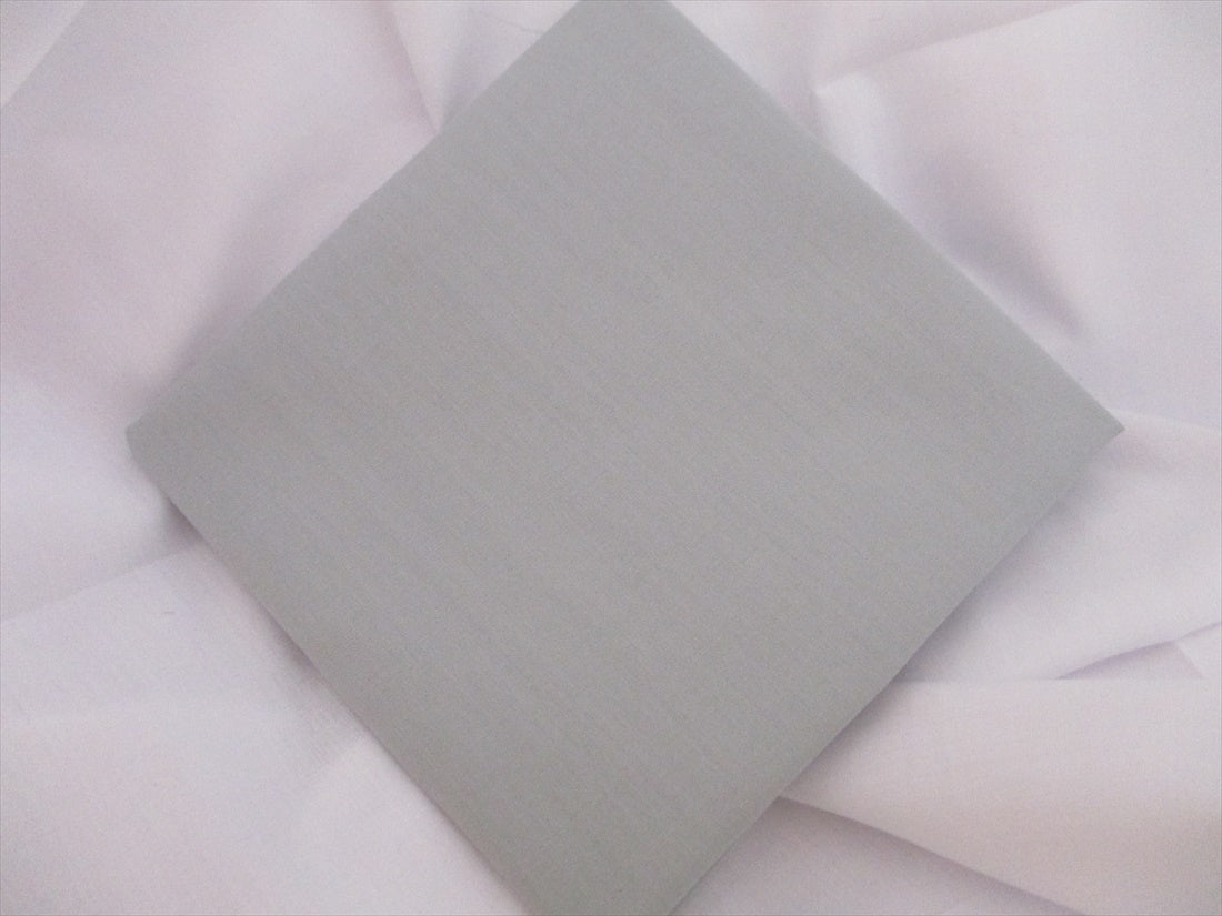 Plain Silver Grey Poly Cotton