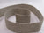 Plain Taupe Webbing Cotton Acrylic Mix 30mm wide