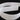 Plain White Webbing Cotton Acrylic Mix 30mm wide