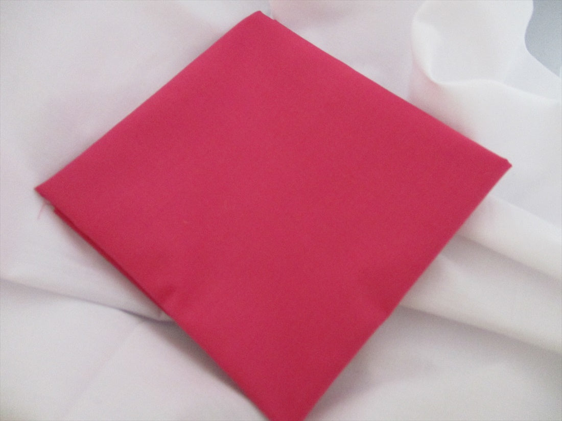 Plain Cerise Pink Poly Cotton