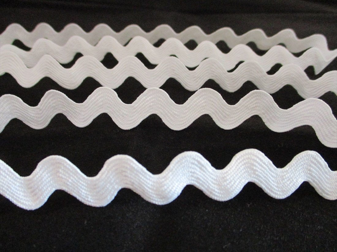 Running Trim Ric Rac Ric Rac Trim Premium Quality White 15mm Wide – The Little Fabric Shop